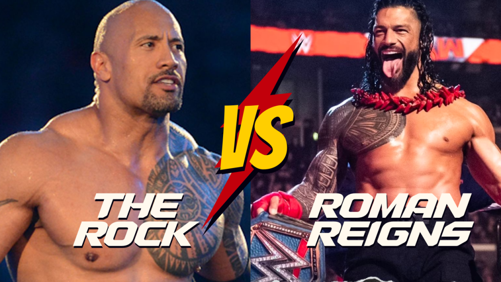 Roman Reigns vs The Rock at WrestleMania 40
